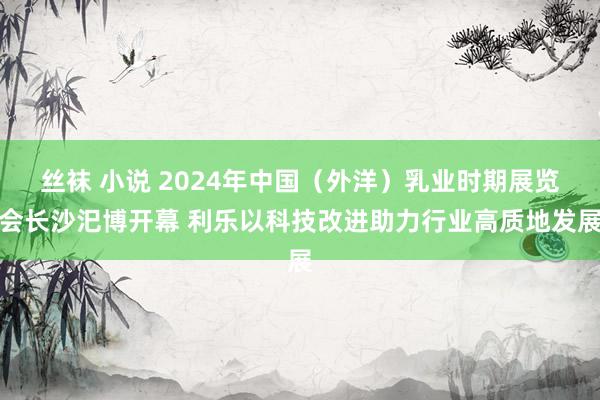 丝袜 小说 2024年中国（外洋）乳业时期展览会长沙汜博开幕 利乐以科技改进助力行业高质地发展