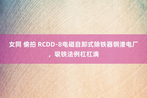 女同 偷拍 RCDD-8电磁自卸式除铁器钢渣电厂，吸铁法例杠杠滴